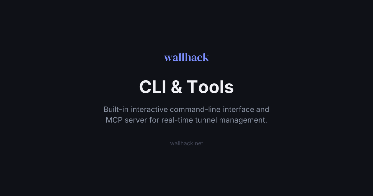 CLI & Tools | wallhack